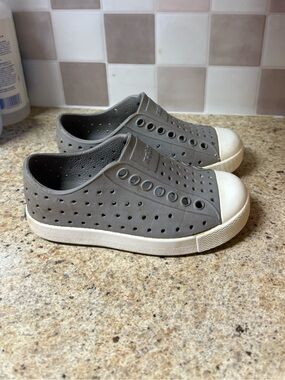 Native Slip-On Sneakers in Grey